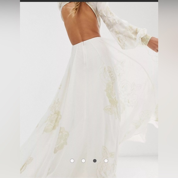 NWOT ASOS EDITION embellished print maxi dress - Picture 9 of 15